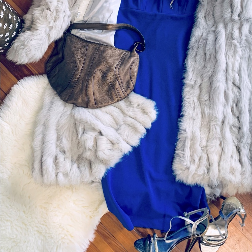 Saga White fur coat